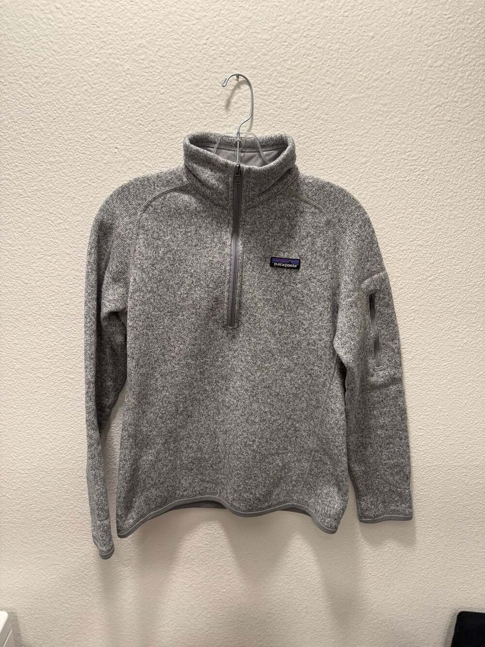 Patagonia Better Sweater 1/4-Zip Size S Gray Fleece Pullover